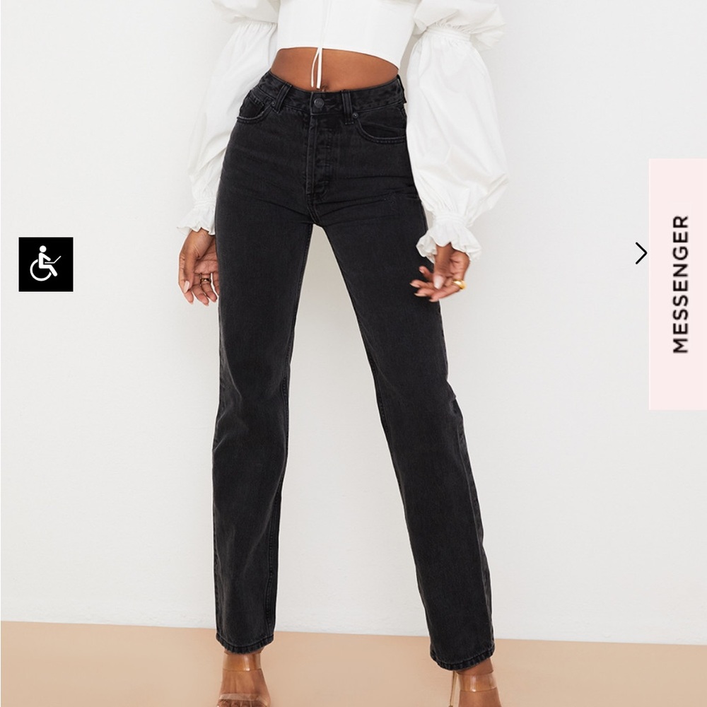 House of CB Yara Black Jeans - Picture 2 of 7